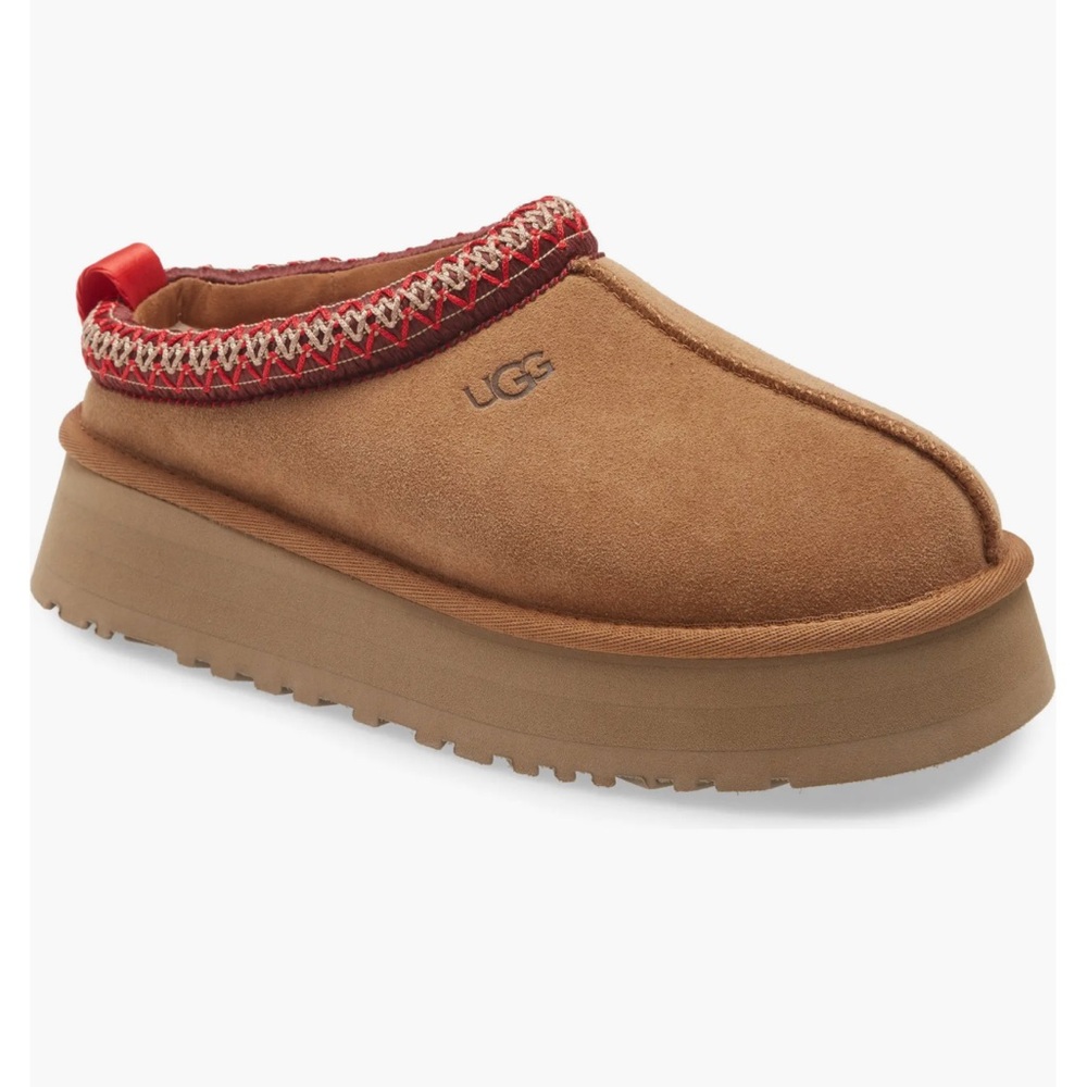 UGG Tazz Platform Slipper in Chestnut Size 8